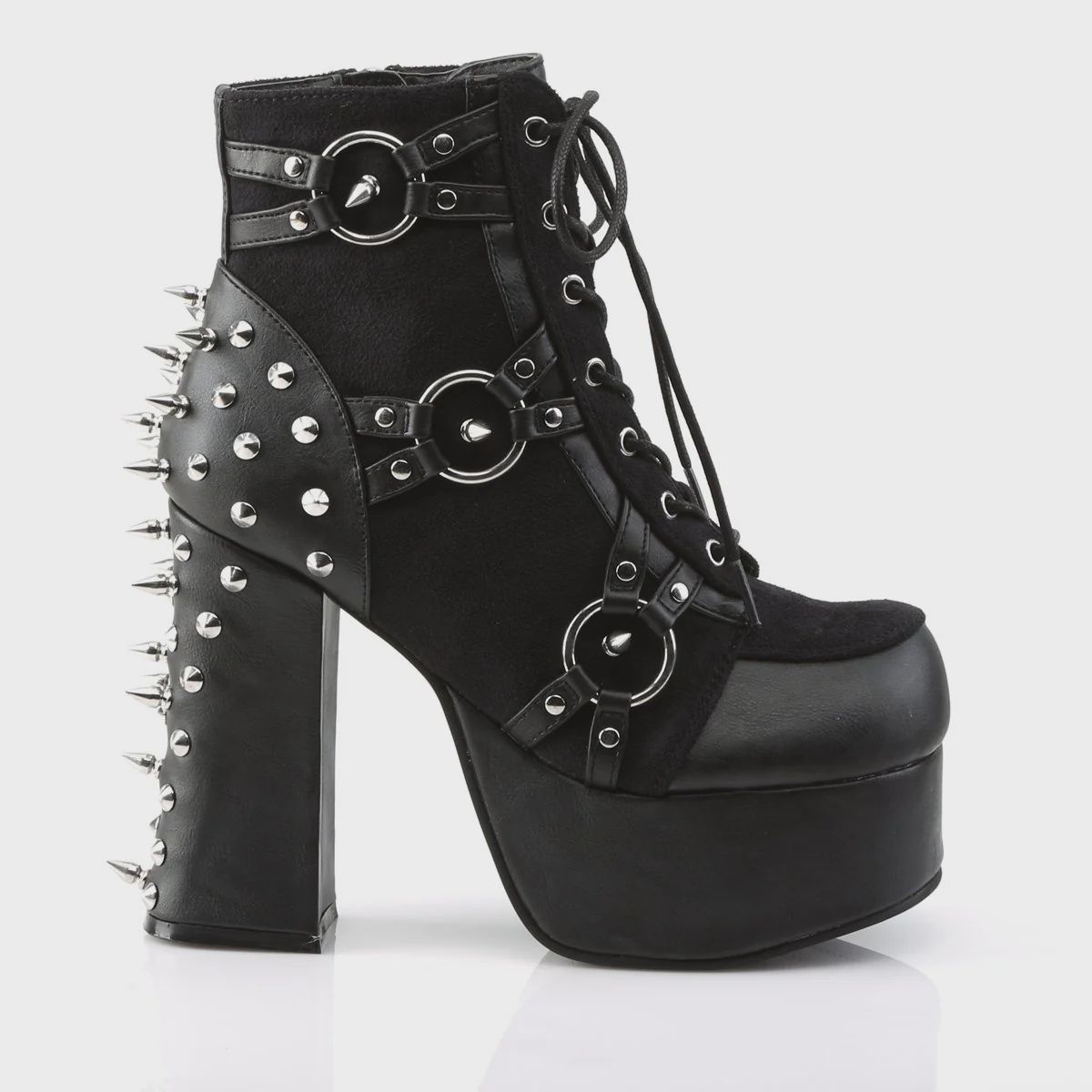 Heeled Platform Boots CHA-100/BVL-SUE