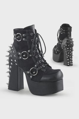 Heeled Platform Boots CHA-100/BVL-SUE