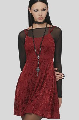 Crimson Bloodlust Mini Dress