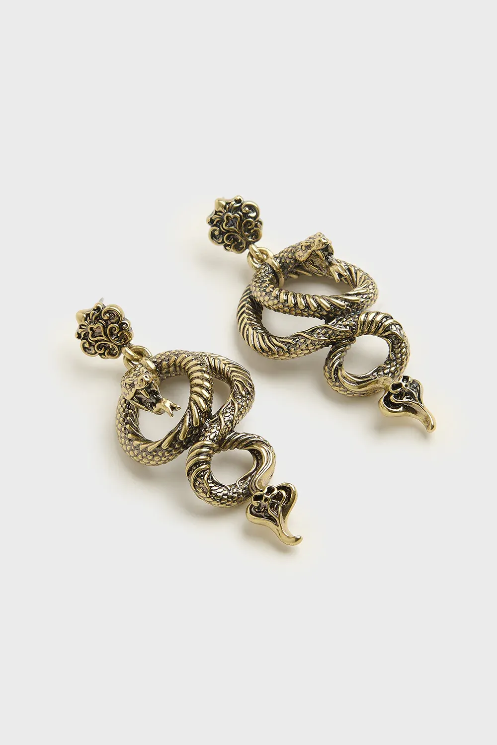 Deadly Coil Earrings [GOLD]