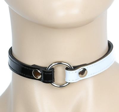 Choker CK168P [NOIR ET BLANC]