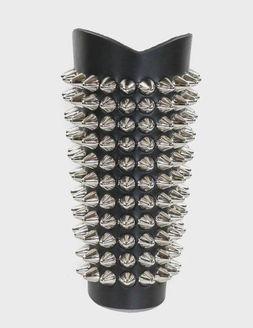 Bracelet  Gantelet Cuir et Studs ARM172