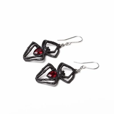 Black Widow Earrings [E428B]