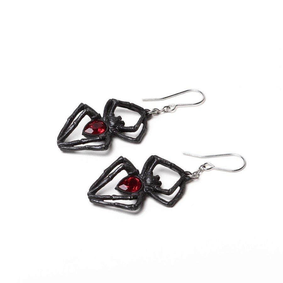 Black Widow Earrings [E428B]