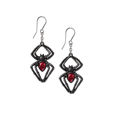 Black Widow Earrings [E428B]