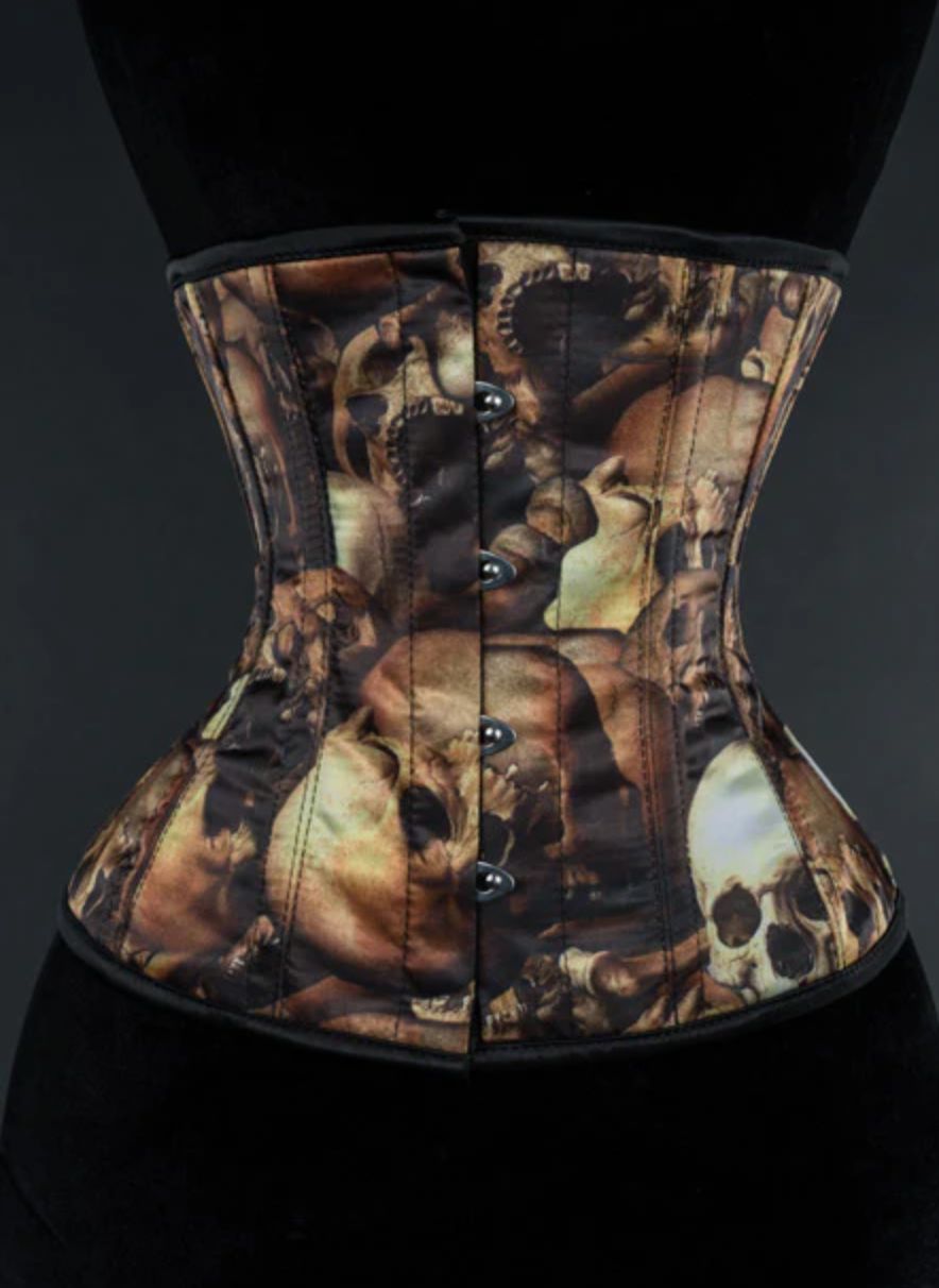 Corset Underbust Skull