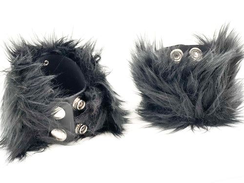 Bracelet Avec Fourrure Noire FB320