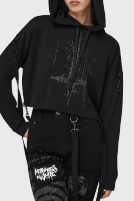 Final Dictvm Crop Hoodie