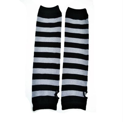 Manchettes Stripe [NOIR / GRIS]