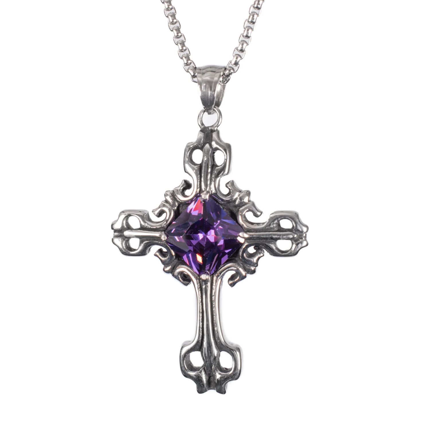 Collier Crucithra [MAUVE]