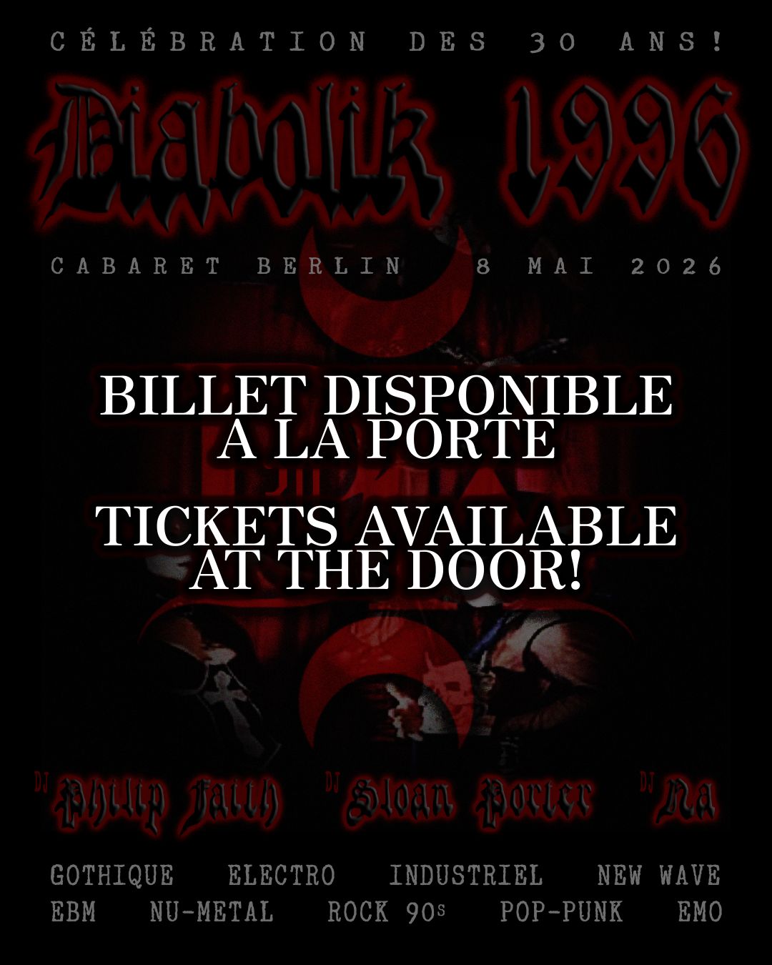 Ticket for the Diabolik Party