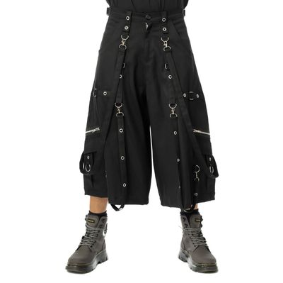 Shorts Obsidian Drop - Baggy Goth Y2K Shorts