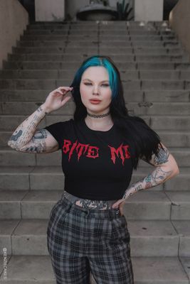 Bite Me Crop T-Shirt