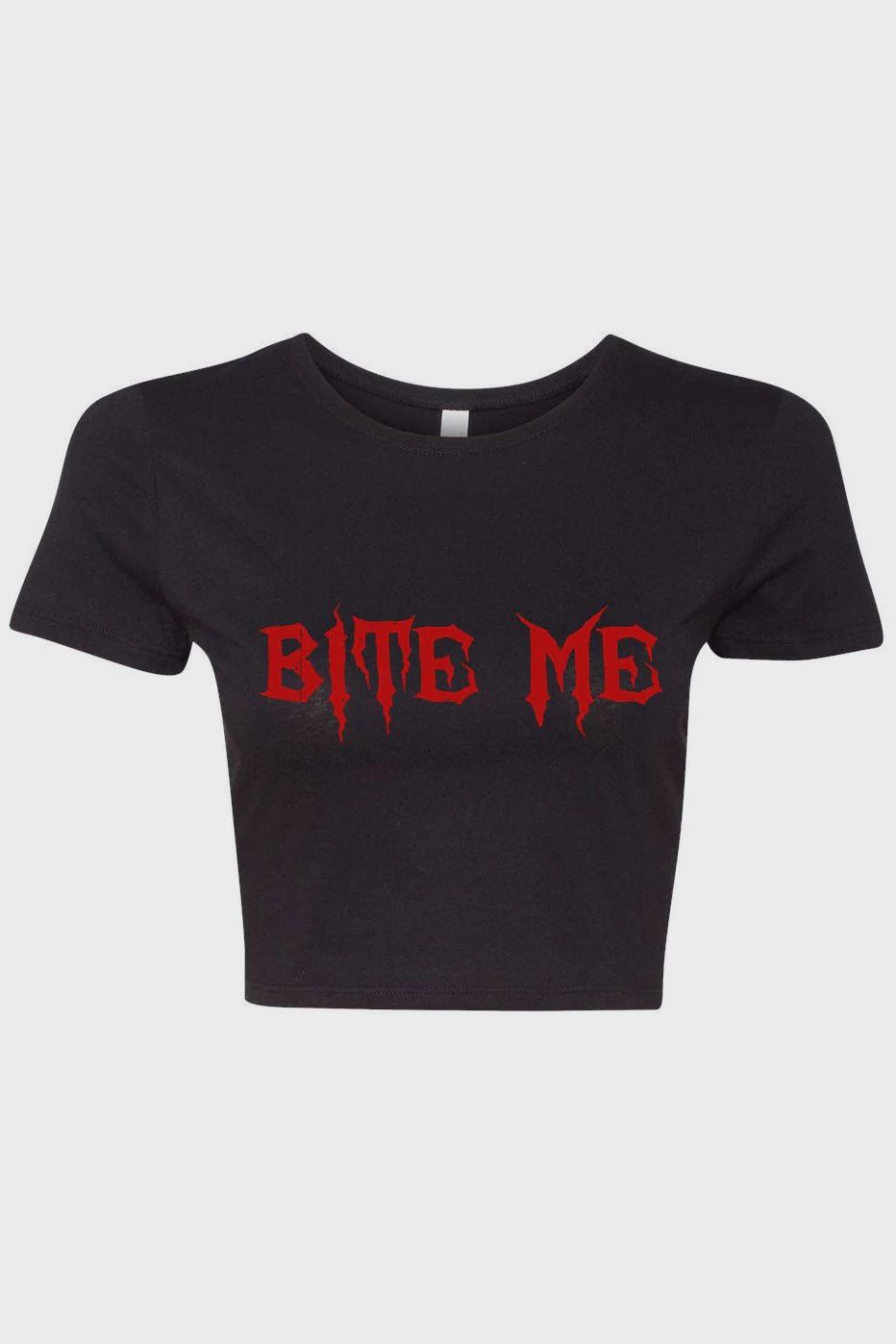 T-Shirt Bite Me Crop