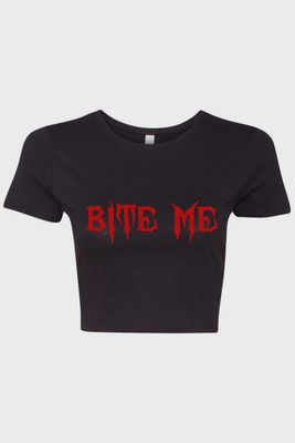 T-Shirt Bite Me Crop