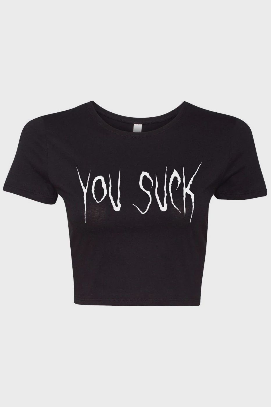 T-Shirt You Suck Crop