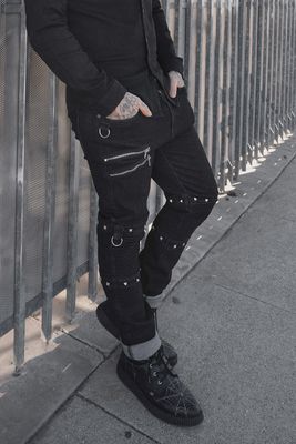 Pantalons War Rig Studded