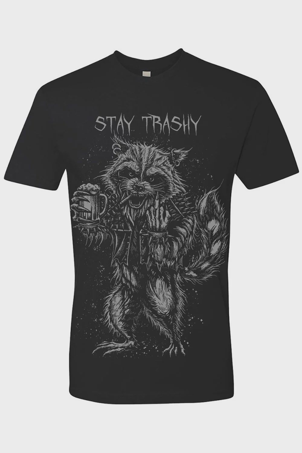 T-Shirt Trash Raccoon Homme [PLUS]
