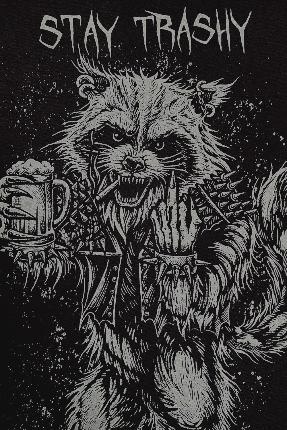 Trash Raccoon Men's T-Shirt [PLUS]