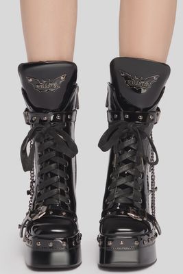 Crux Obscura High-Heeled Boots