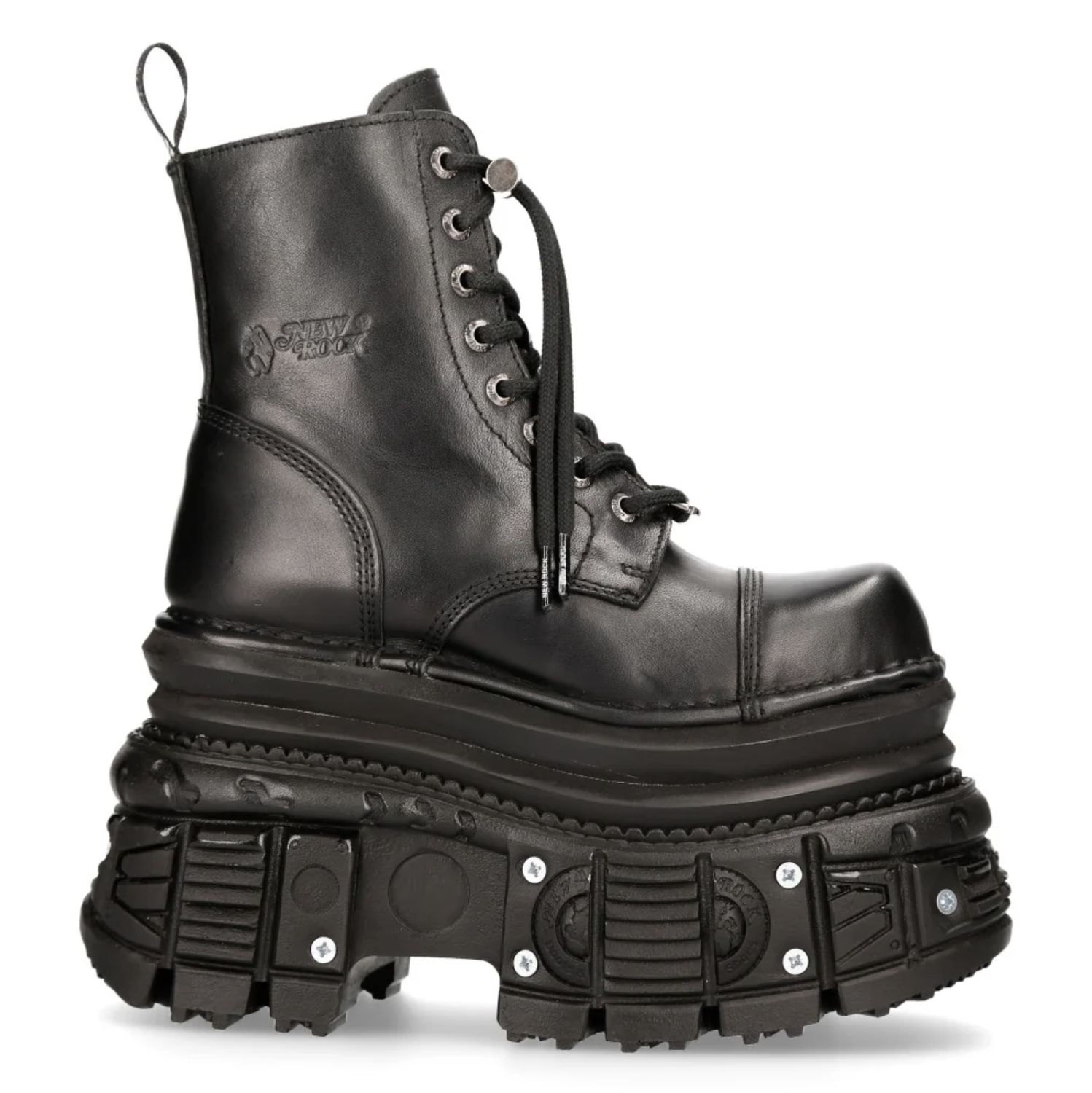 Mega Platform Lace-up Boots M-MILI083CCT-C4