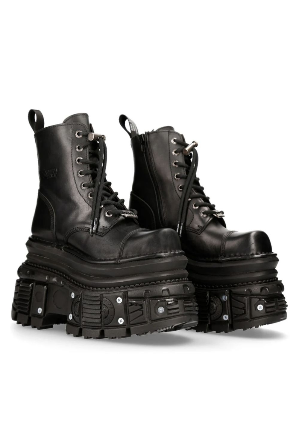 Mega Platform Lace-up Boots M-MILI083CCT-C4
