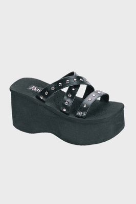 Wedge Platform Sandals FUNN-19/B/PU