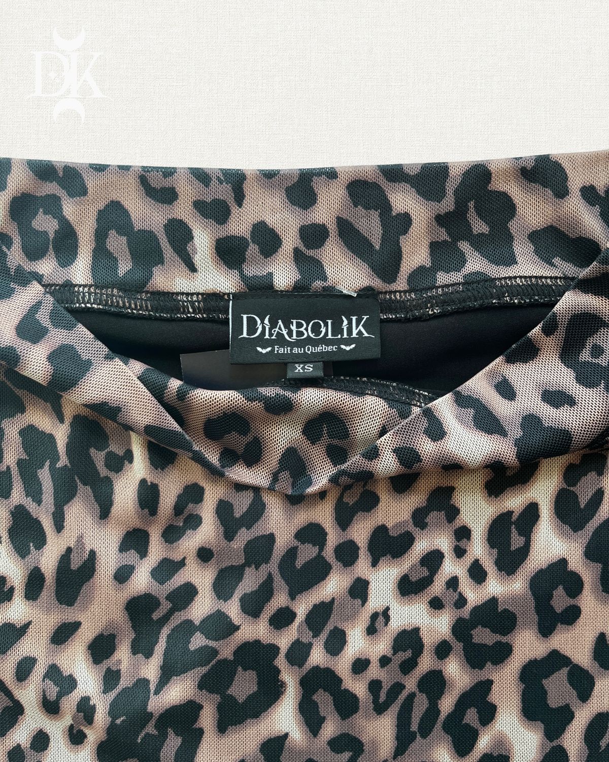 Brown Leopard Print Body-con Mini Skirt Ver. 2.0 - MADE IN QUEBEC