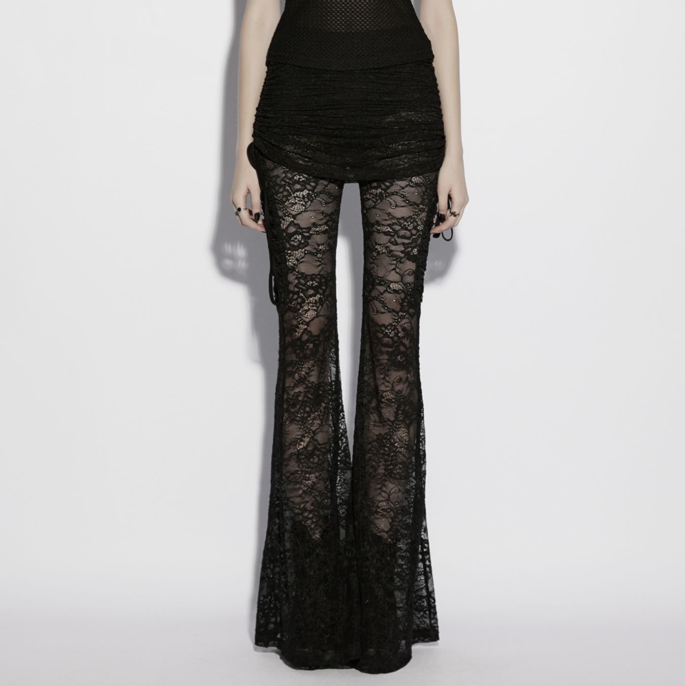 Lace Flared Pants OK-783