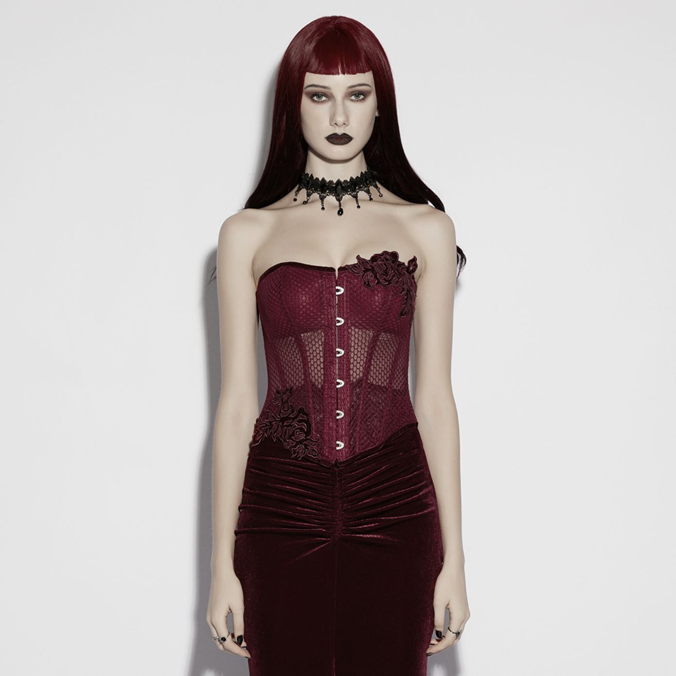 Corset Overbust OY-1837 [ROUGE]