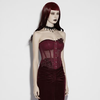 Overbust Corset OY-1837 [RED]