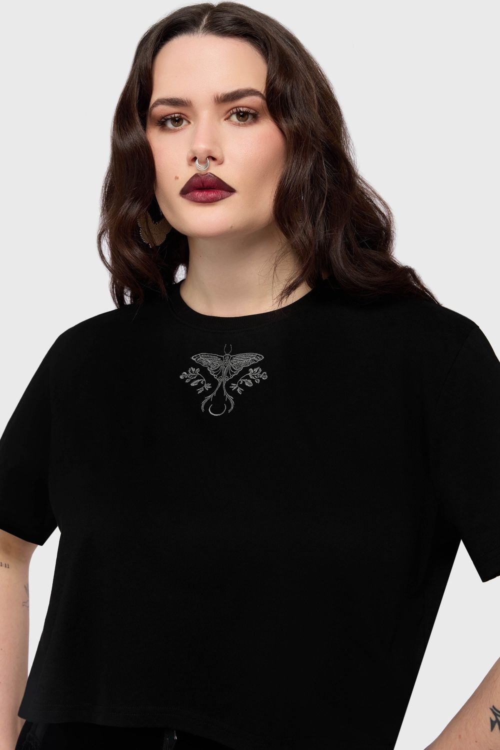 Gaia Adorned Embroidered T-Shirt
