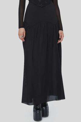 Twilight Thistle Maxi Skirt [PLUS]