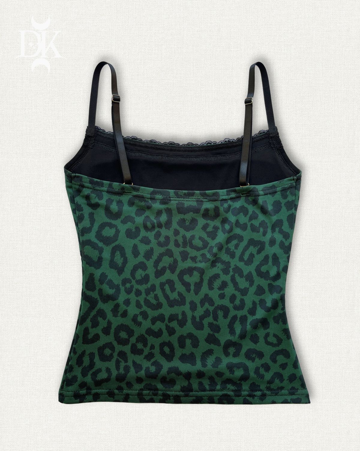 Forest Green Leopard Tank Top - MADE IN QUEBEC