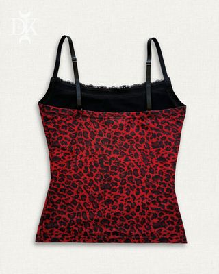 Red Leopard Tank Top - MADE IN QUEBEC