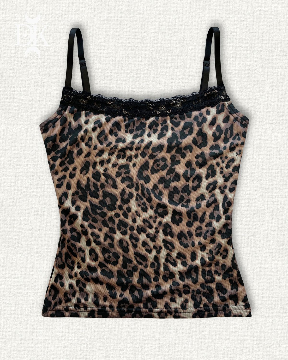 Brown Leopard Tank Top - MADE IN QUEBEC