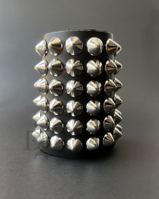 Bracelet Gantelet Cuir et Studs BC126CON
