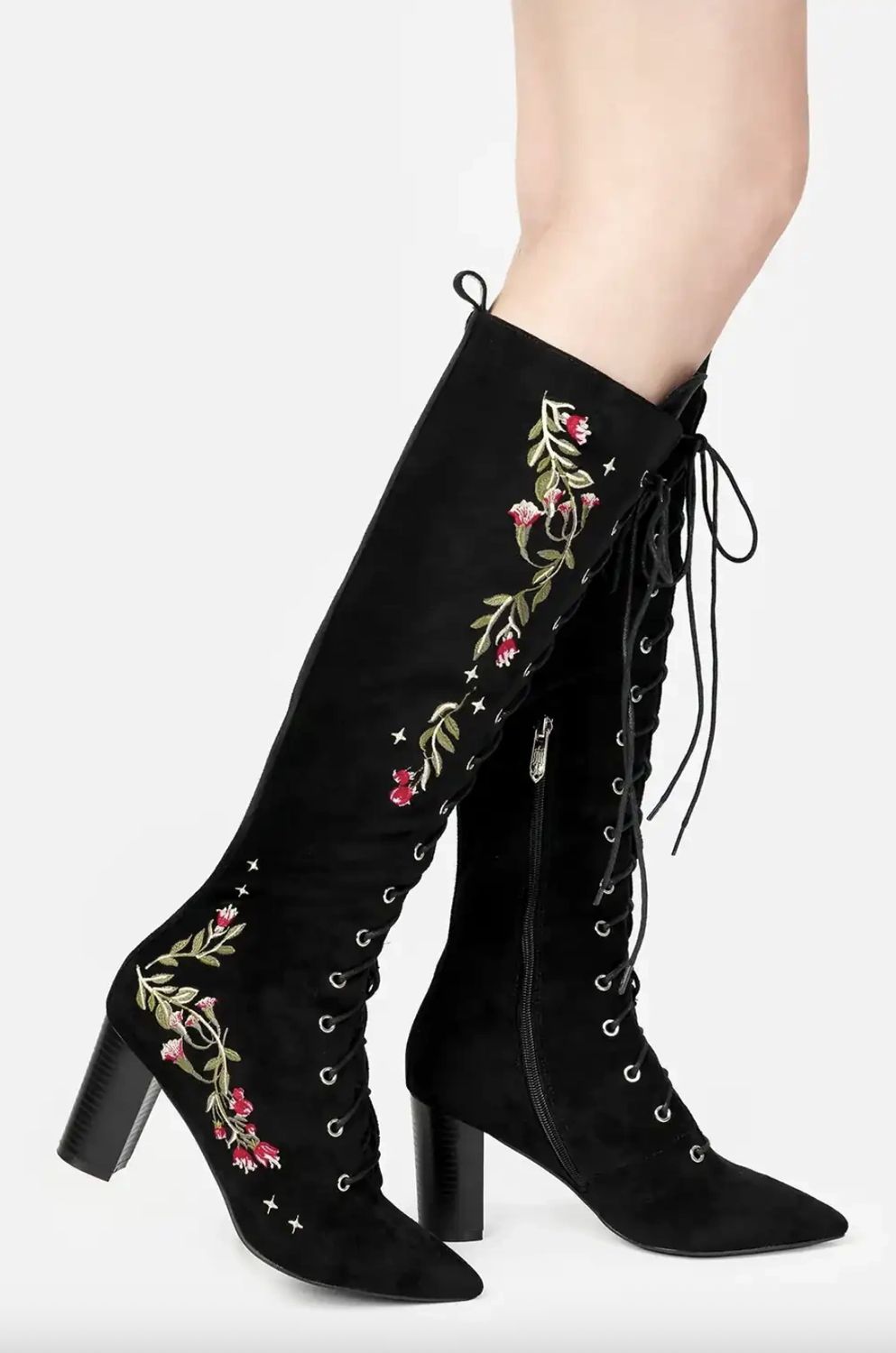 Astrantia Knee-high Heeled Boots