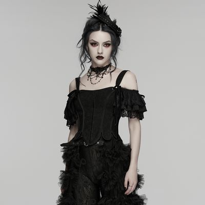 Bustier with Dropped Sleeves WY-1898