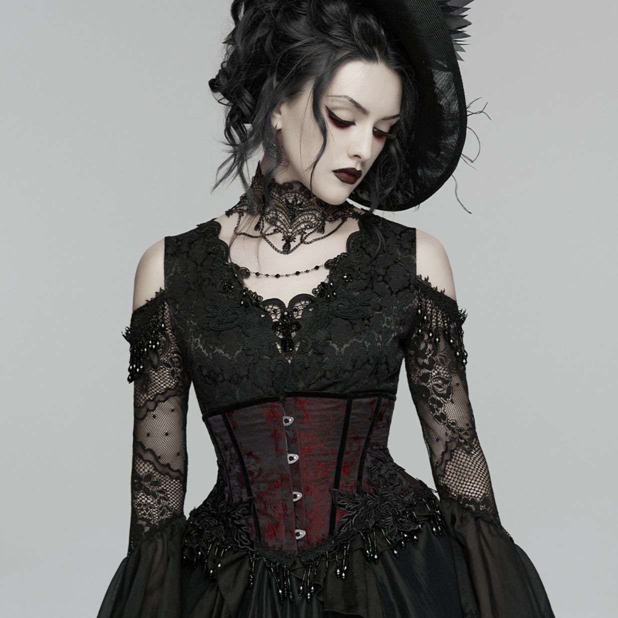 Corset Underbust WS-878 [ROUGE]