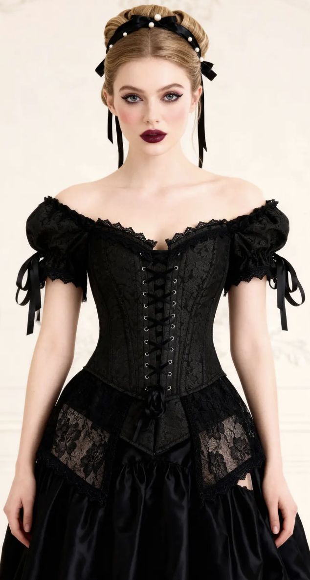 Corset Overbust Kenadi Rococo Peplum [TL-449]