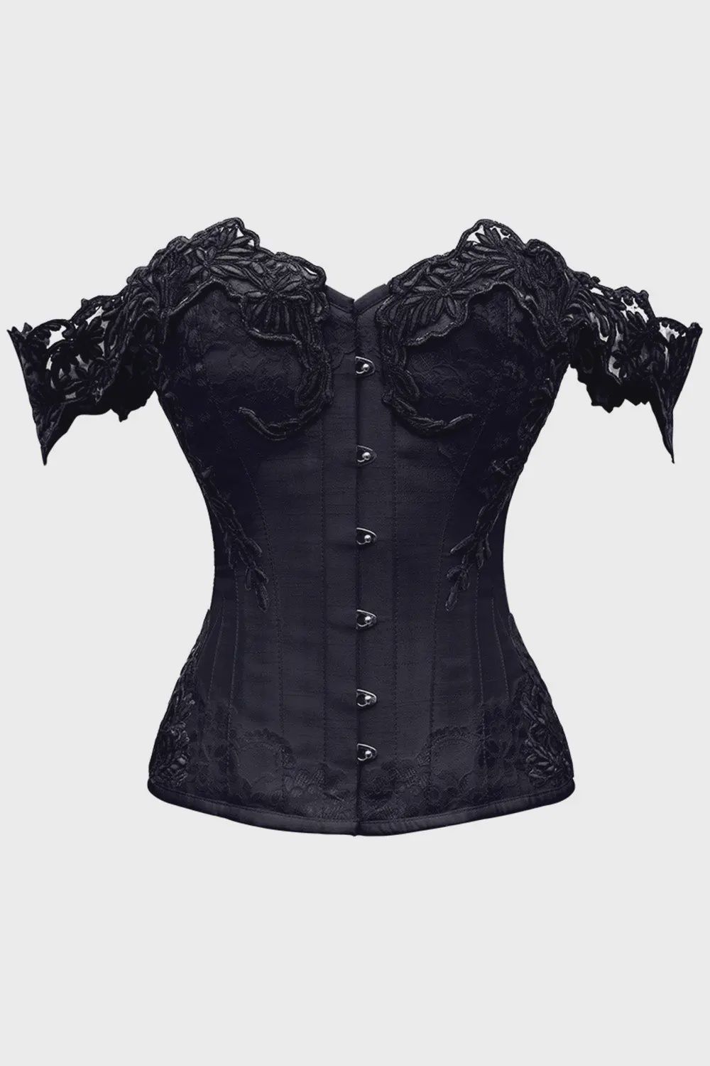 Corset Overbust Manches Dentelle [ND-114]
