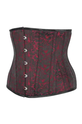 Shanedra Bordeaux Underbust Corset [MY-088] [PLUS]