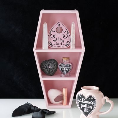 Pink Coffin Wall Shelf [DE_45126]