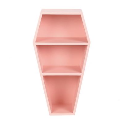 Pink Coffin Wall Shelf [DE_45126]
