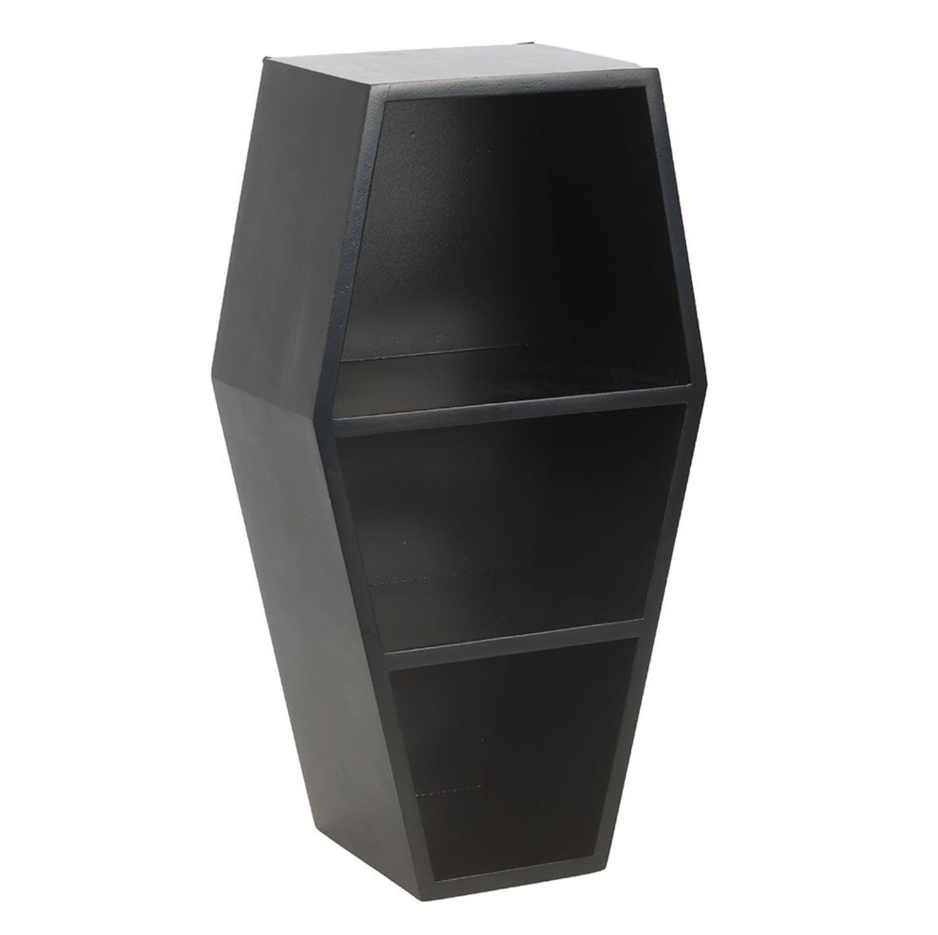 Black Coffin Wall Shelf [HO_18727]