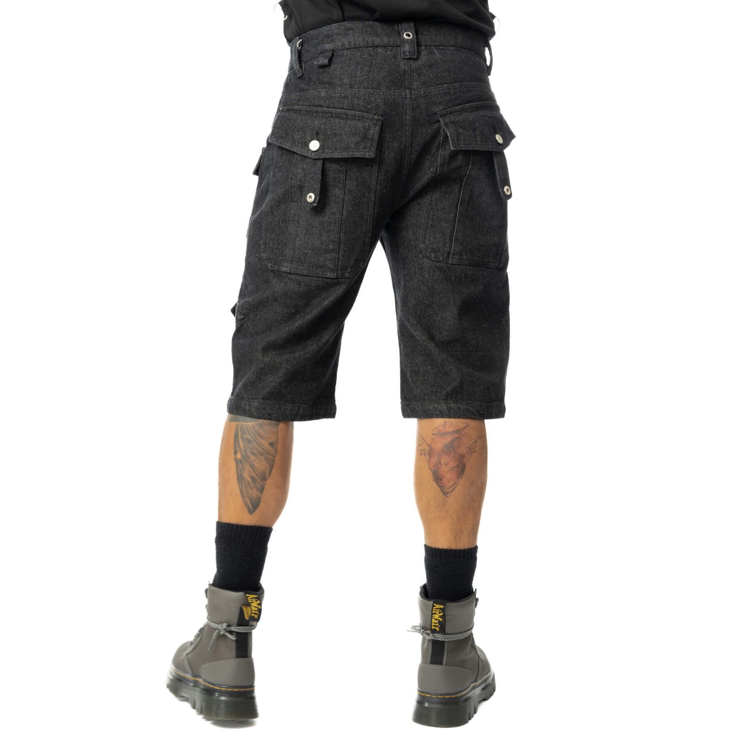 Whistler Stonewash Noir Shorts