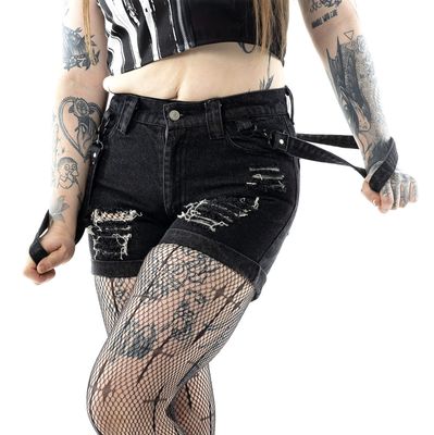 Shorts Undead Stonewash Noir