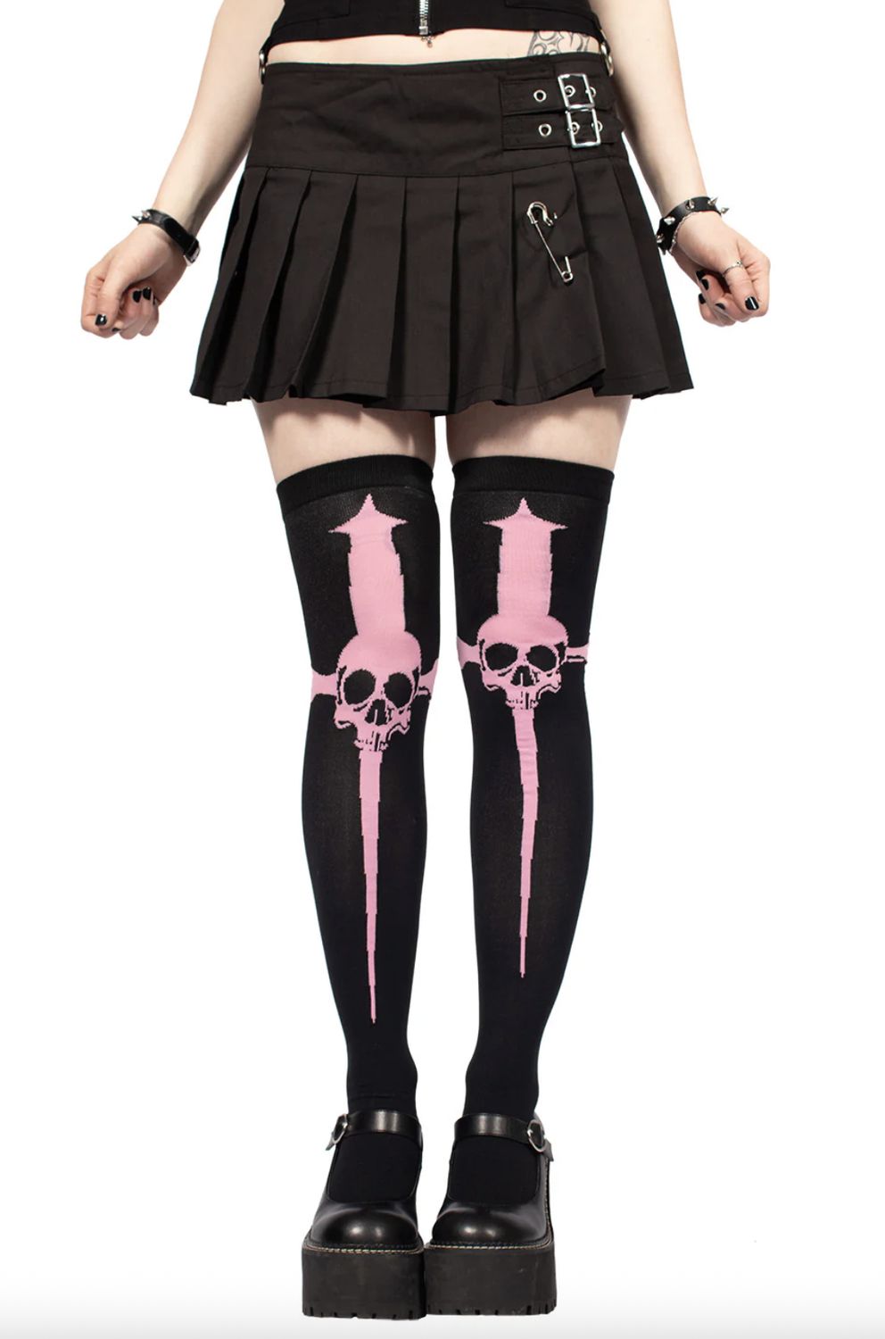 Dagger Pink Socks [LS-159PNK]
