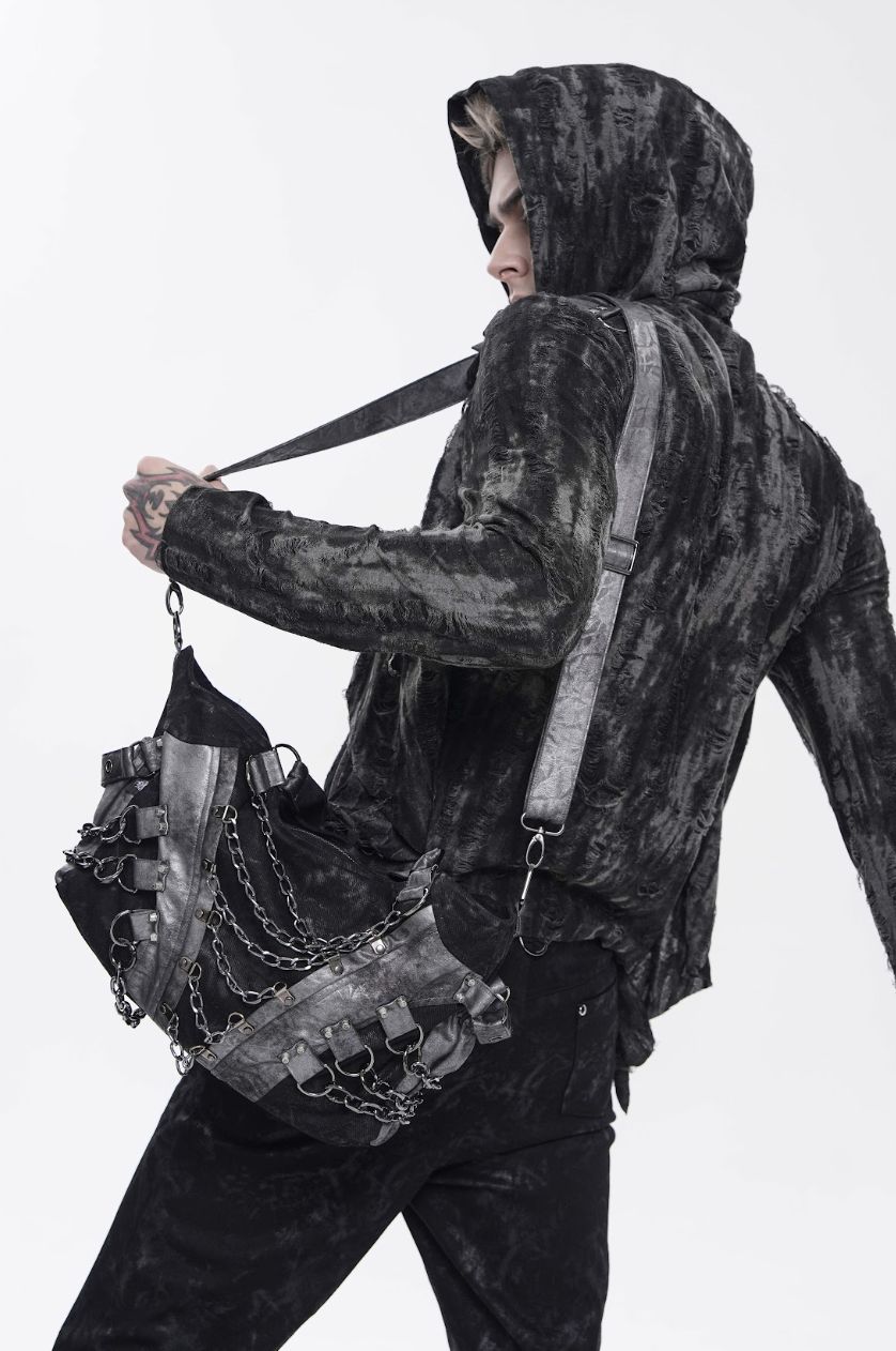 Shoulder Bag with Chains AS271